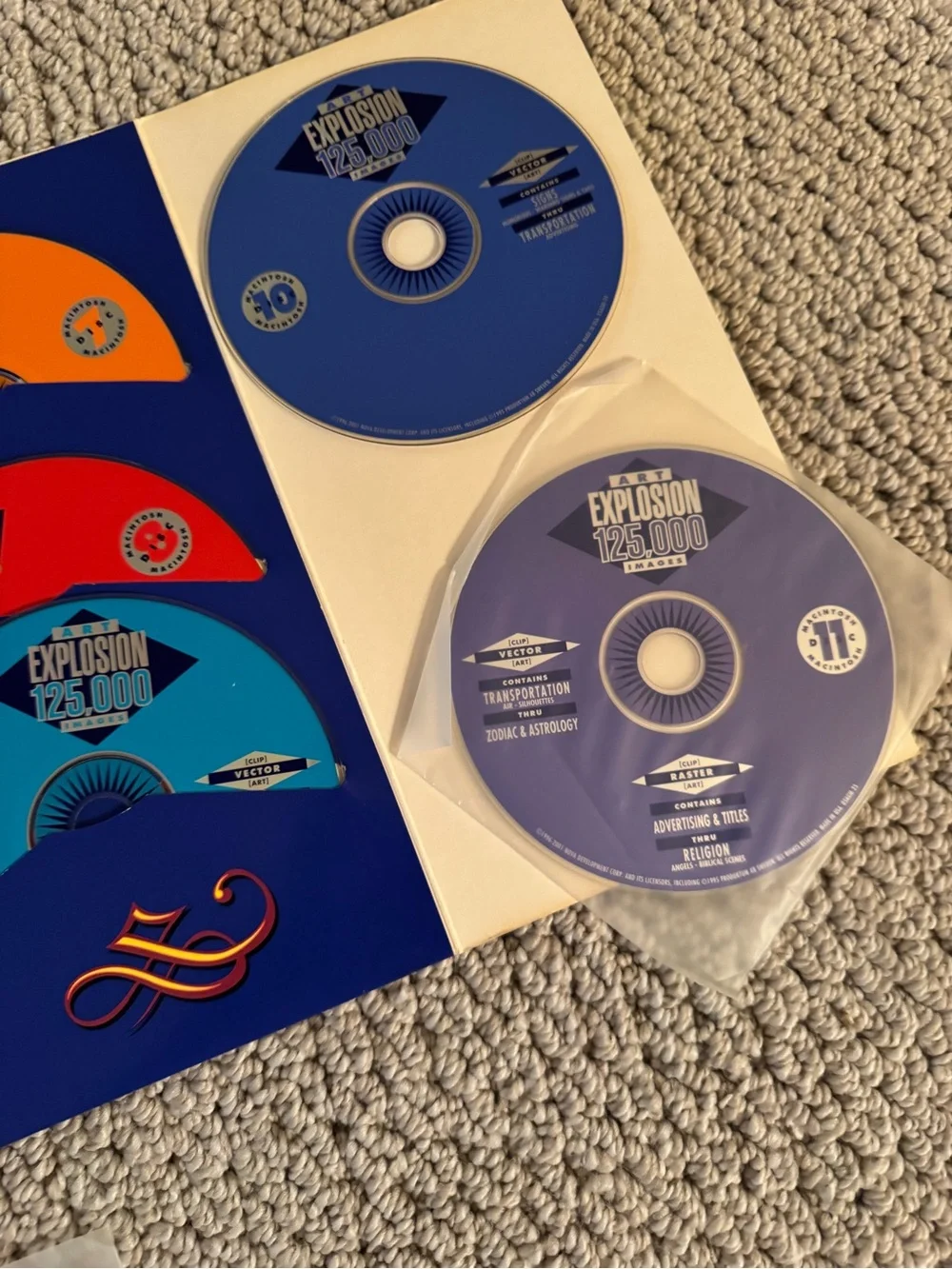 User Manual book & Clip Art Portfolio (13 CDs)